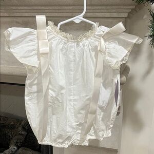 Phoenix & Ren White Baby Romper
